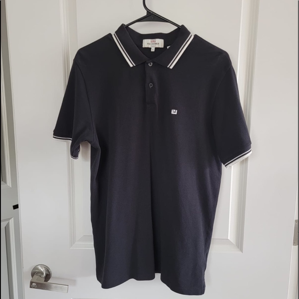 Ben Sherman black collar shirt